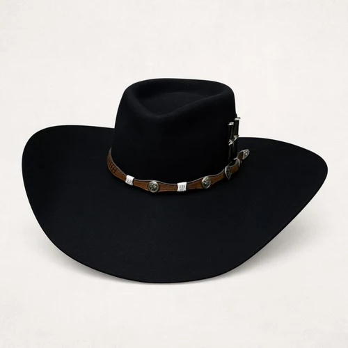 Chapeu 3 Cravos Americano Preto